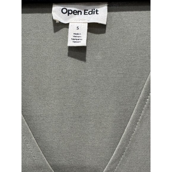 OPEN EDIT Women Long Green Bodycon Dress SMALL - Picture 4 of 5